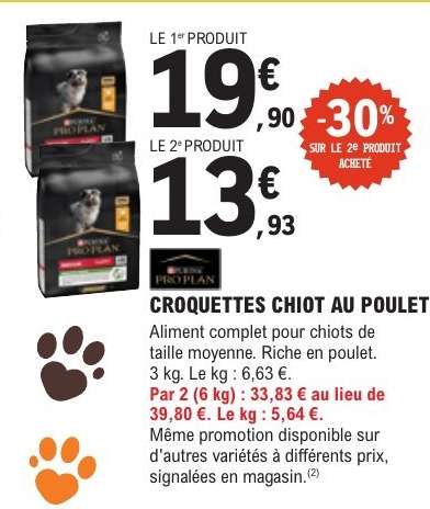 CROQUETTES CHIOT AU POULET