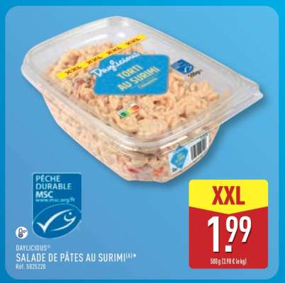 DAYLICIOUS SALADE DE PÂTES AU SURIMI