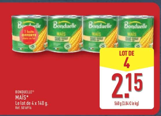 BONDUELLE Maïs