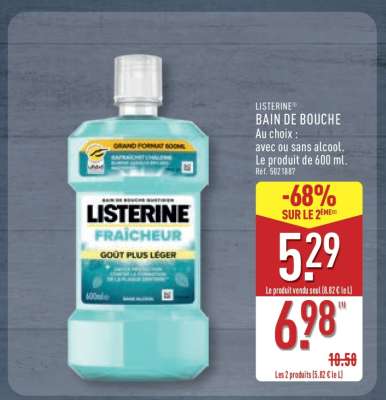 LISTERINE Bain de bouche