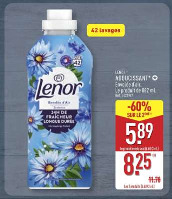 Lenor Adoucissant Envolée d'air