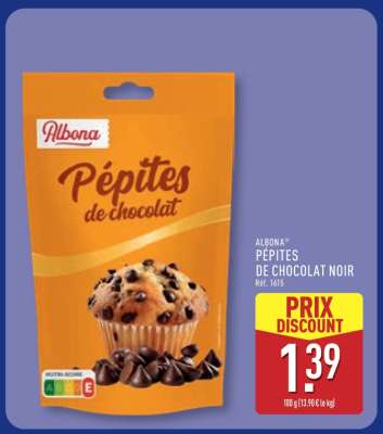 ALBONA Pépites de chocolat noir