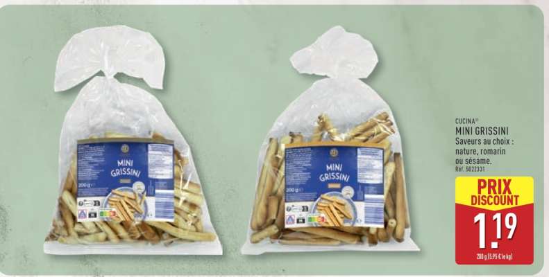 CUCINA MINI GRISSINI