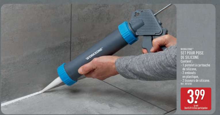 WORKZONE® SET POUR POSE DE SILICONE