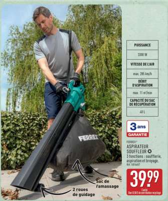 FERREX® ASPIRATEUR SOUFFLEUR