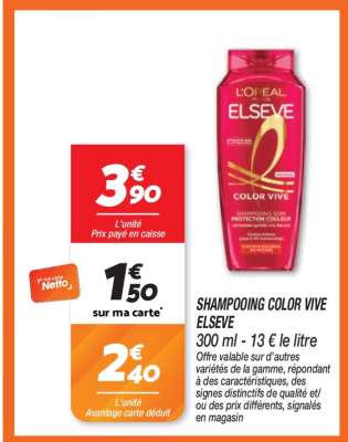 Shampooing Color-Vive Elsève