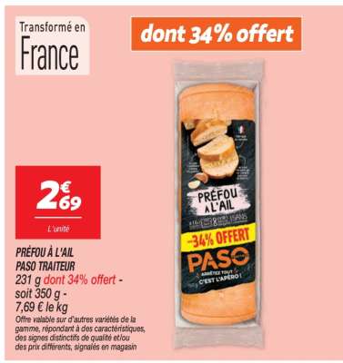 Préfou à l'ail