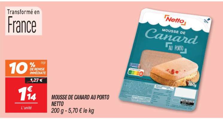 MOUSSE DE CANARD AU PORTO NETTO