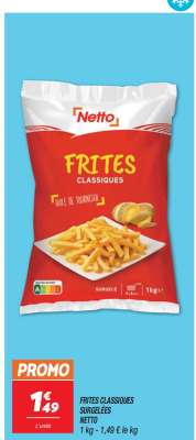 Frites classiques