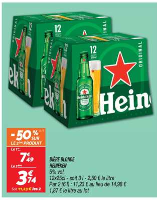 Bière Blonde Heineken*