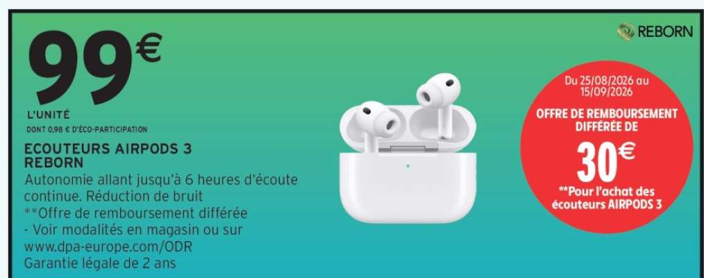 ECOUTEURS AIRPODS 3 REBORN