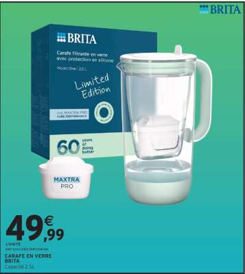 CARAFE EN VERRE BRITA