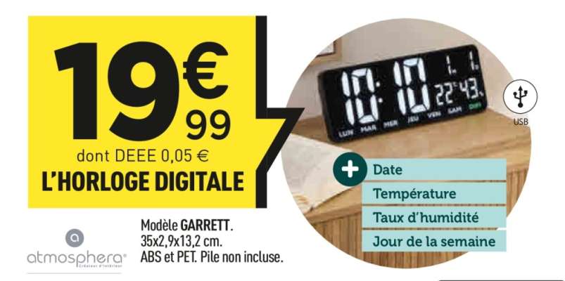 L'HORLOGE DIGITALE