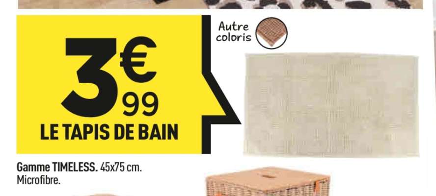Le tapis de bain
