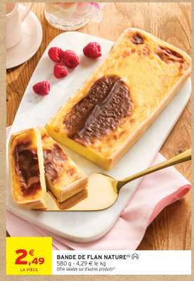 Bande De Flan Nature