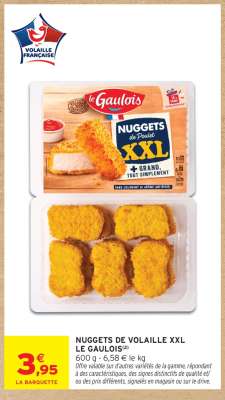 NUGGETS DE VOLAILLE XXL LE GAULOIS