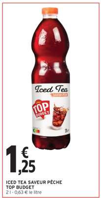 ICED TEA SAVEUR PECHE TOP BUDGET
