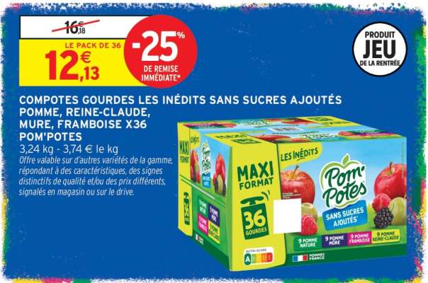 Compotes Gourdes Les Inédits Sans Sucres Ajoutés