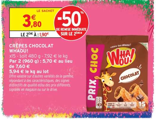 CRÊPES CHOCOLAT WHAOU!