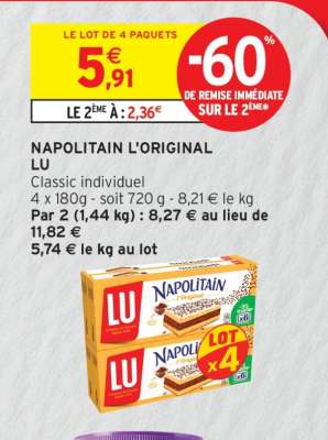 Napolitain L'original Lu