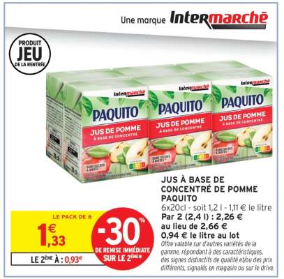 PAQUITO Jus de Pomme