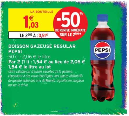Boisson Gazeuse Regular Pepsi