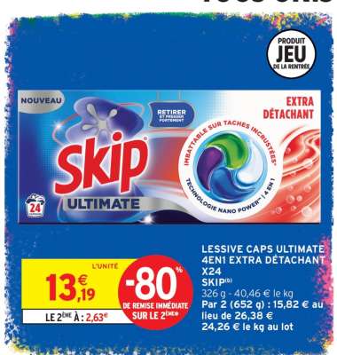 Skip Ultimate Lessive Caps