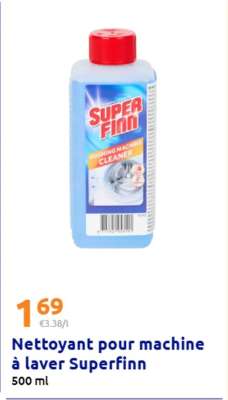 Nettoyant pour machine à laver Superfinn