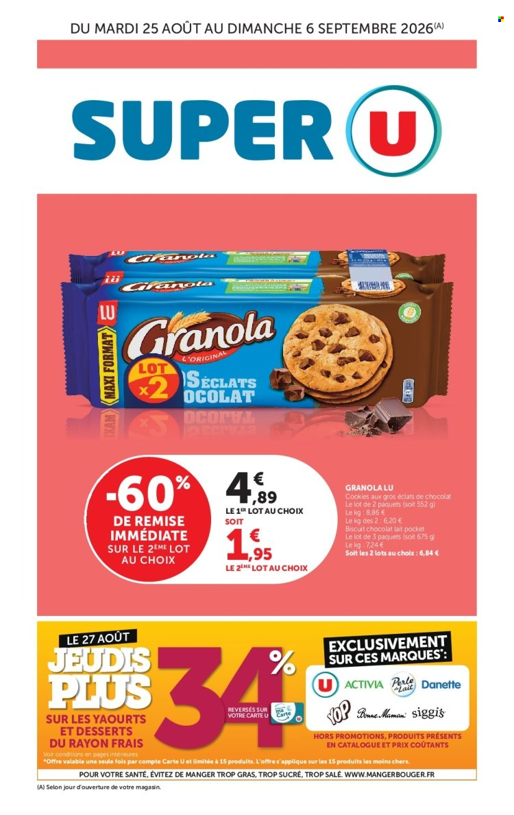 Catalogue SUPER U - 25.08.2026 - 06.09.2026. Page 1