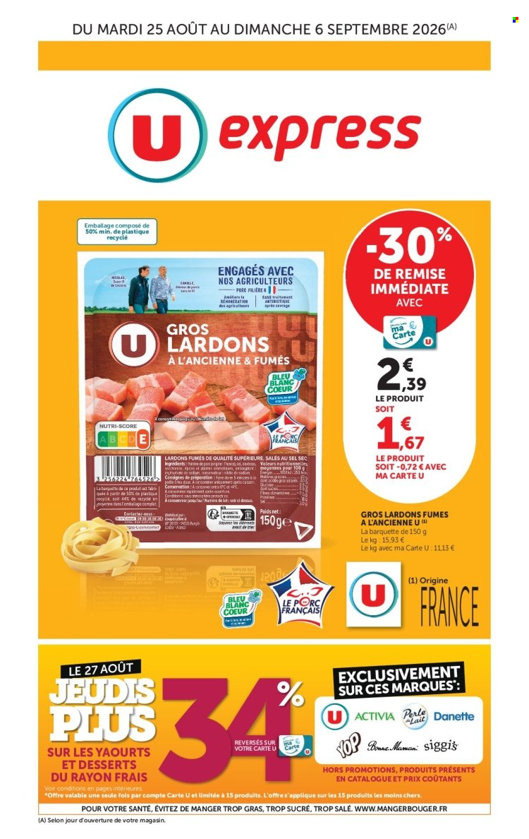 Catalogue U express - 25.08.2026 - 06.09.2026. Page 1