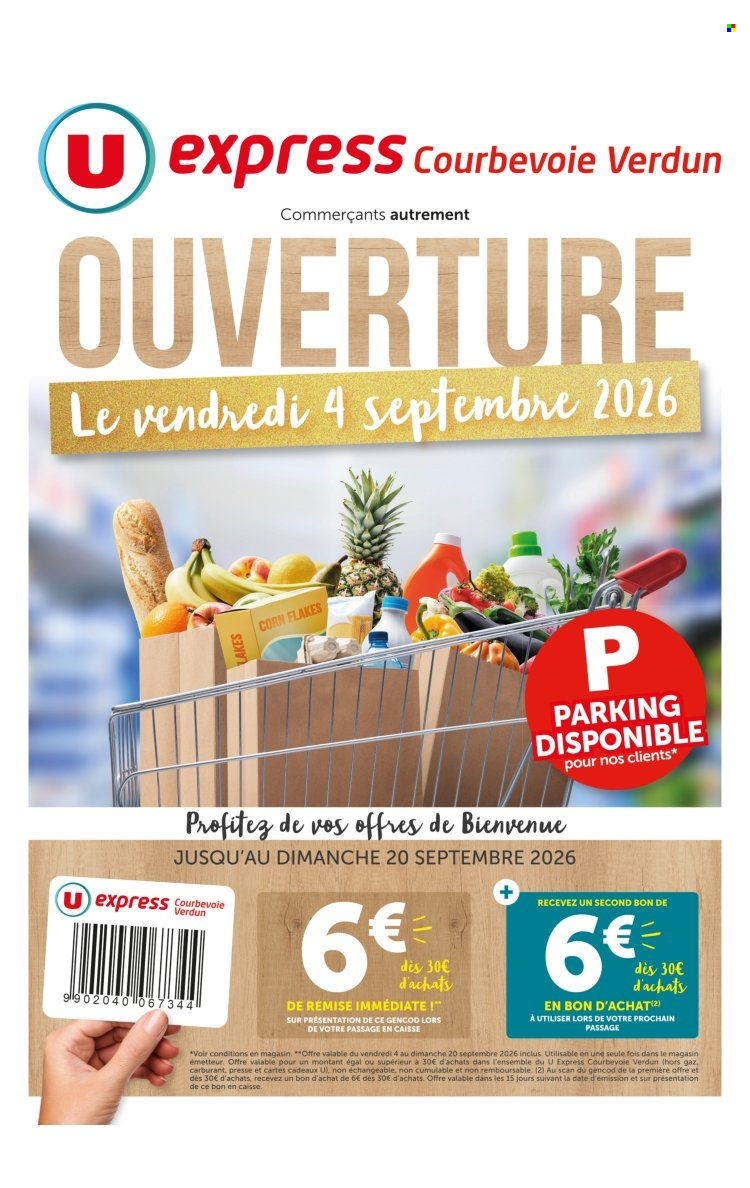 Catalogue U express - 04.09.2026 - 20.09.2026. Page 1