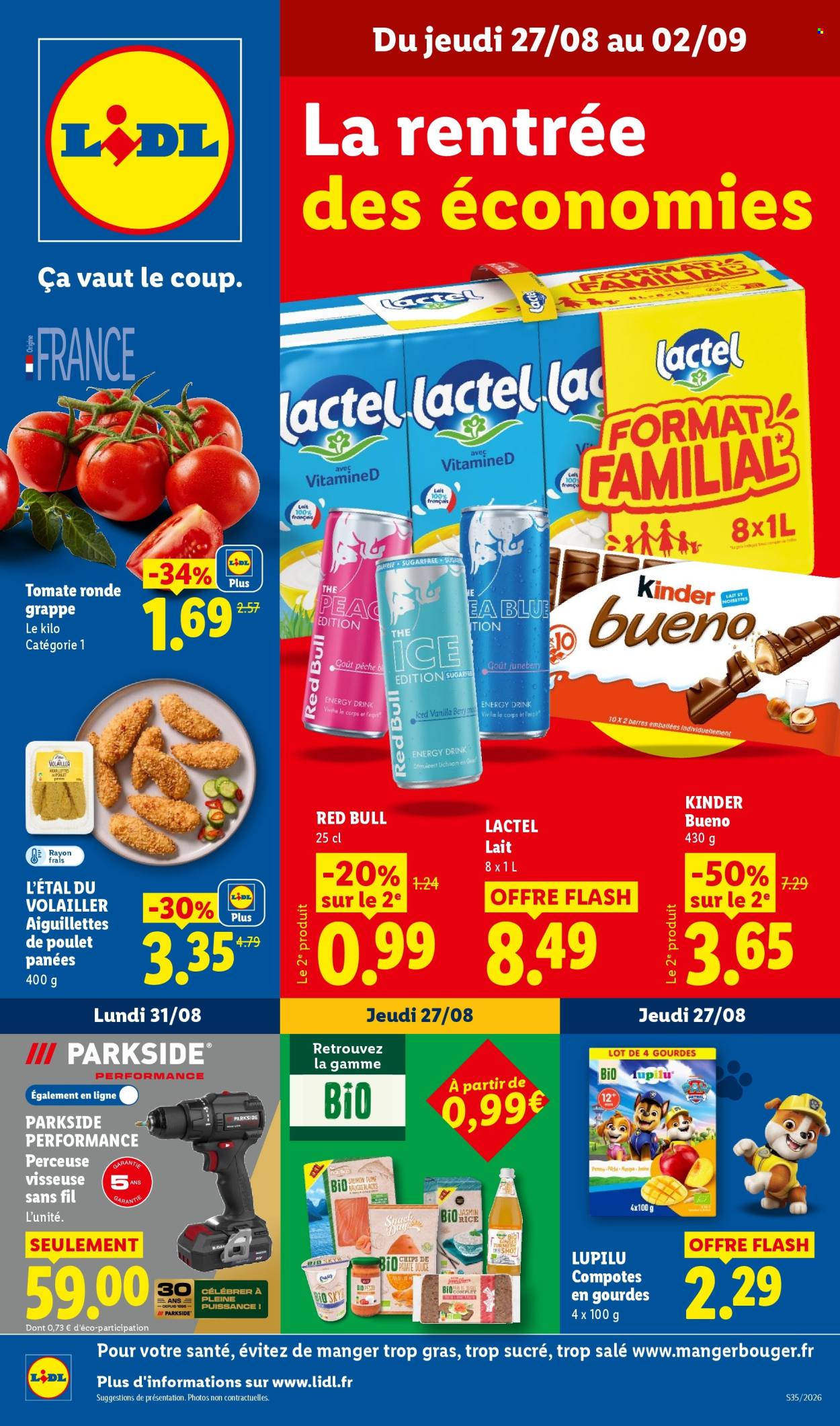 Catalogue Lidl - 27.08.2026 - 02.09.2026. Page 1