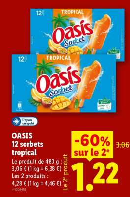 OASIS 12 sorbets tropical