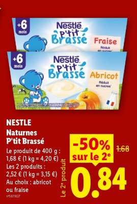 NESTLE Naturnes P'tit Brassé