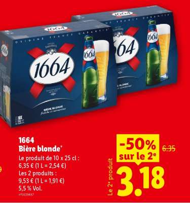 1664 BIÈRE BLONDE