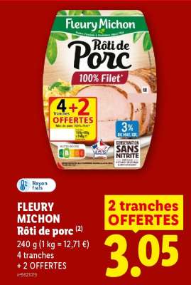 FLEURY MICHON Rôti de porc