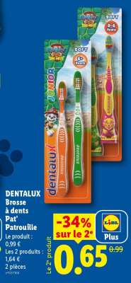 DENTALUX Brosse à dents Pat' Patrouille