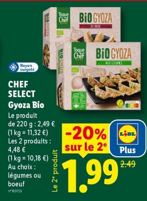 CHEF SELECT Gyoza Bio