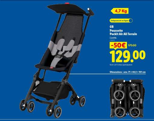 GB Poussette Pockit Air All Terrain