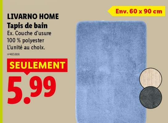 LIVARNO HOME Tapis de bain