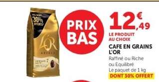 CAFÉ EN GRAINS “L’OR”