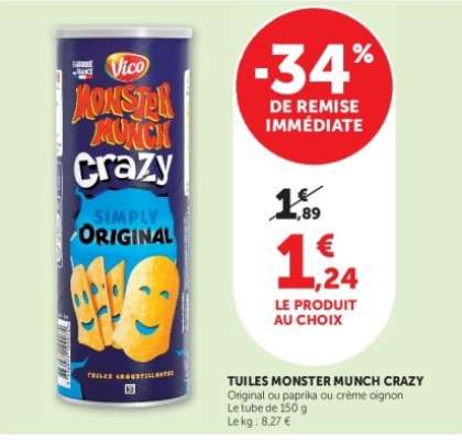 TUILES “MONSTER MUNCH CRAZY”