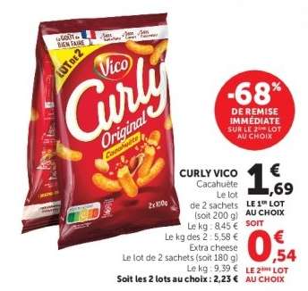CURLY VICO Cacahuète