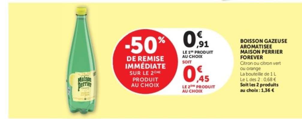 Boisson Gazeuse Aromatisée Maison Perrier Forever