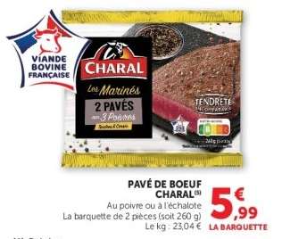 Pavé de Boeuf Charal