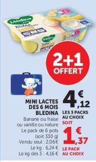 Mini Lactes des 6 Mois Bledina
