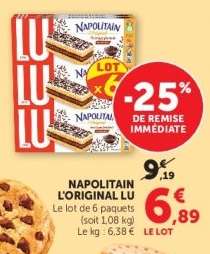 Napolitain L'original Lu