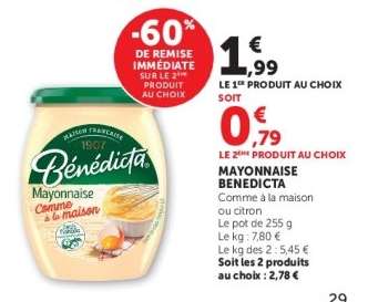 Mayonnaise "Bénédicta"