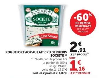 Roquefort AOP au lait cru de brebis Société