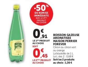 Boisson Gazeuse Aromatisée Maison Perrier Forever